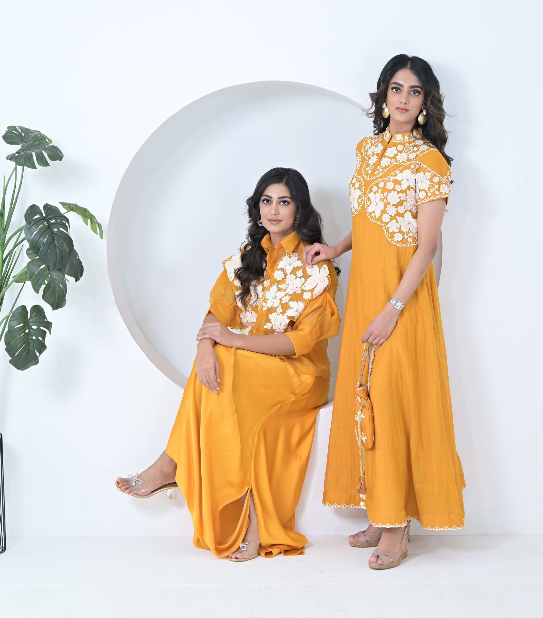 IVORY GARDEN ANARKALI DRESS