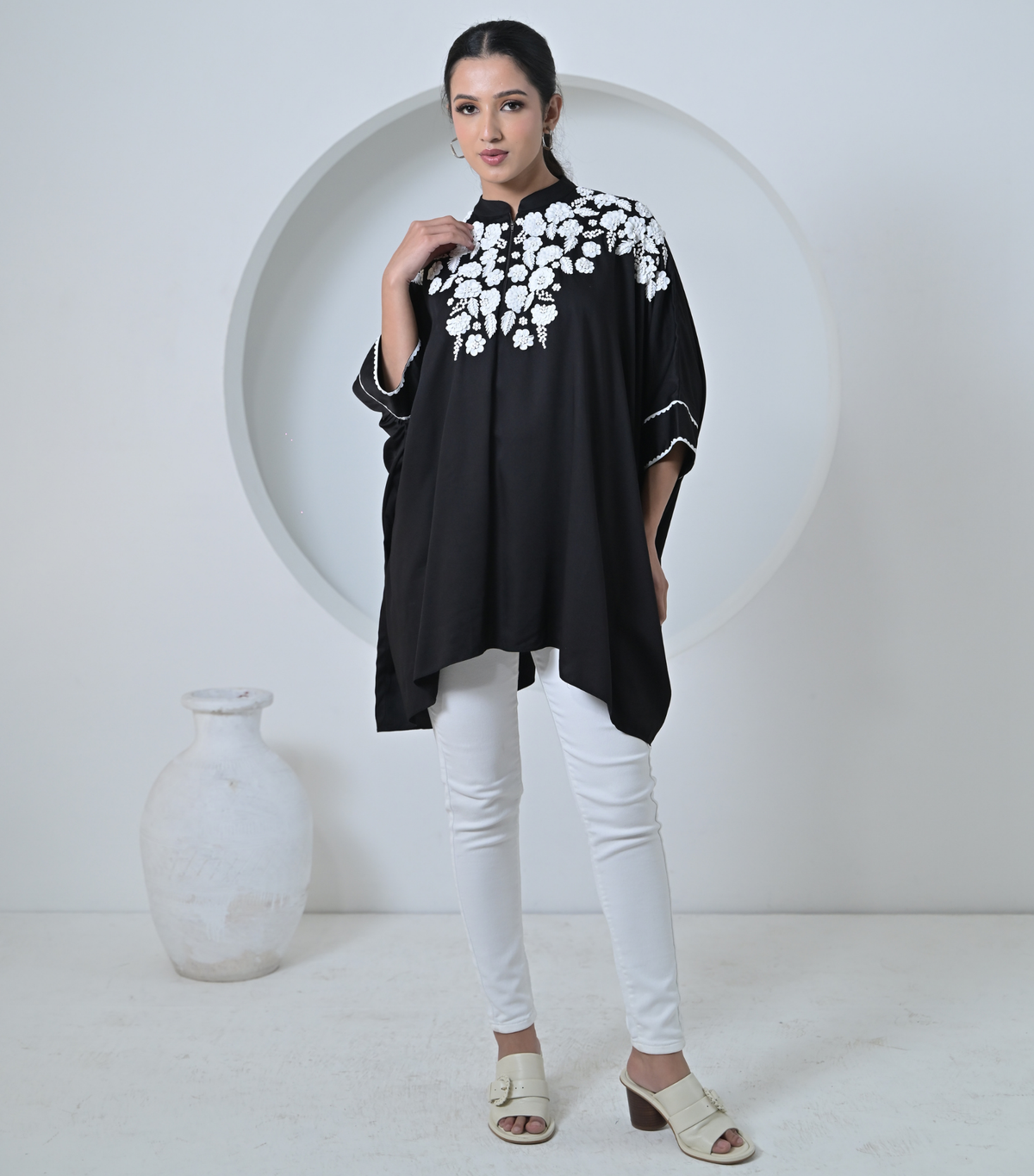 ALBASTER PETAL KAFTAN