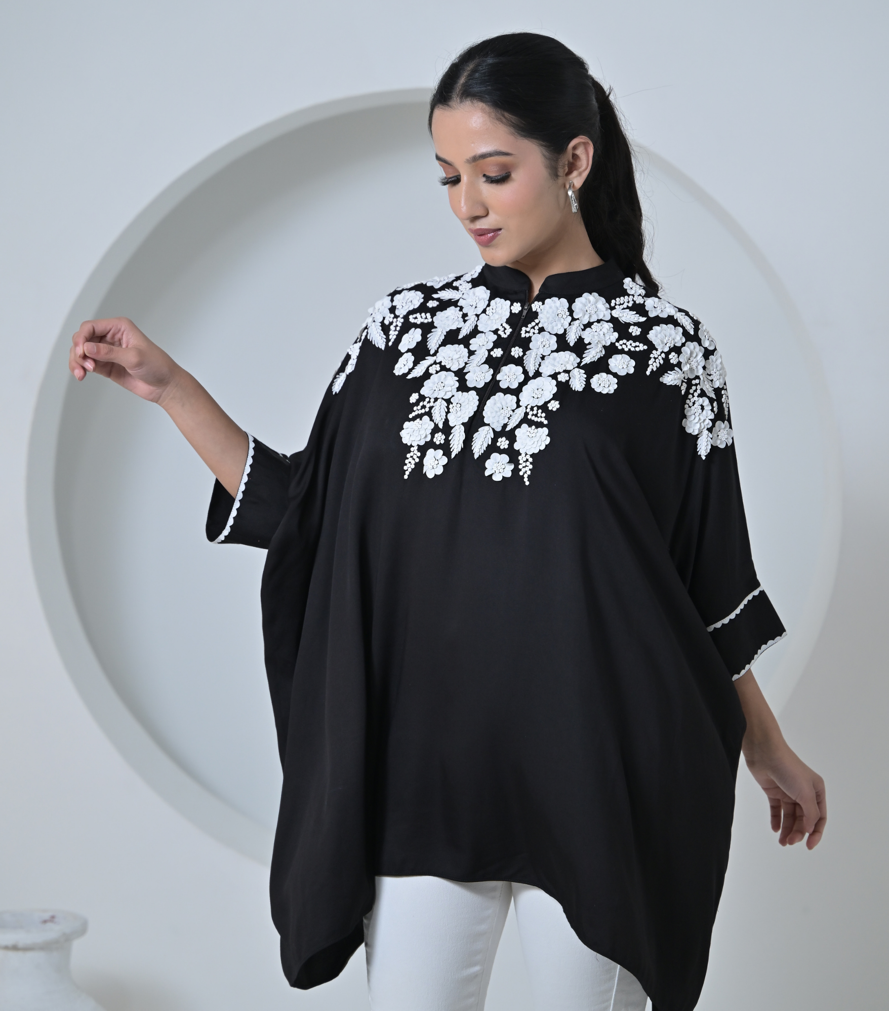 ALBASTER PETAL KAFTAN