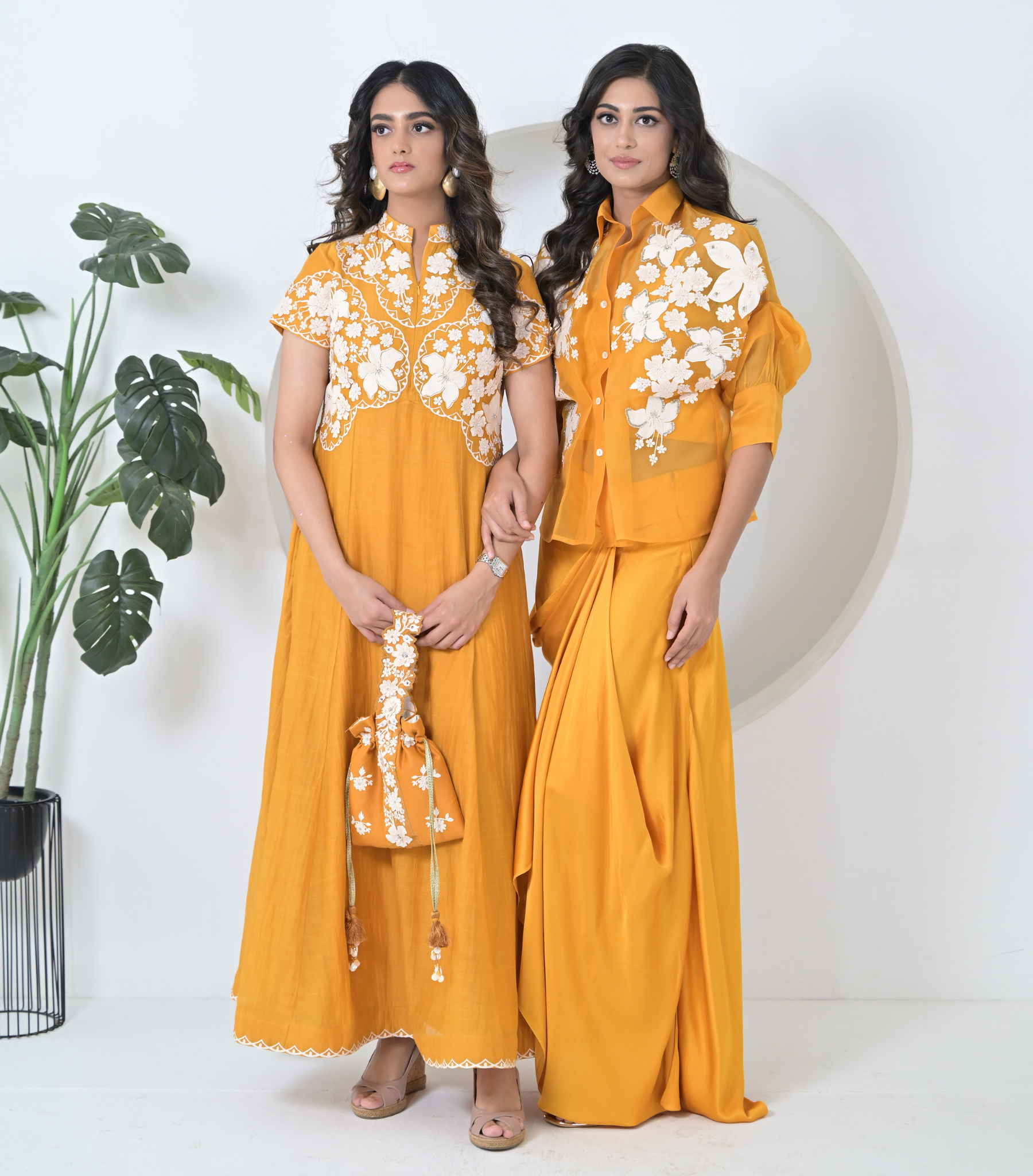 IVORY GARDEN ANARKALI DRESS