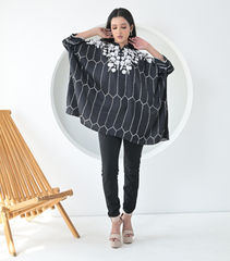 ALBASTER PETAL BANDHANI KAFTAN