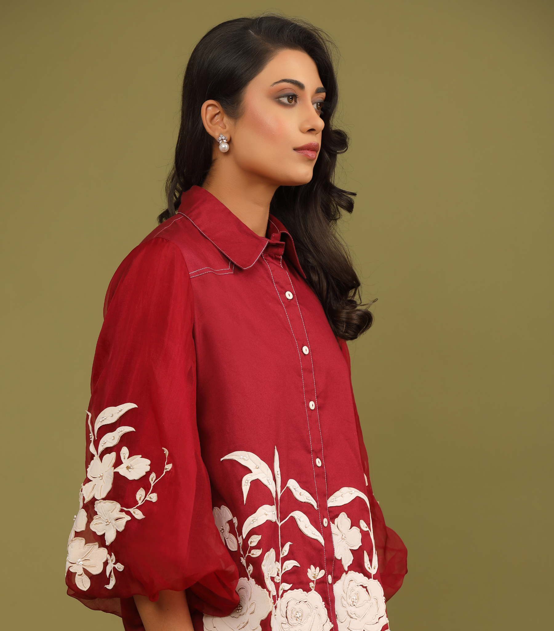 WHITE GULAB CLASSIC CO-ORD SET
