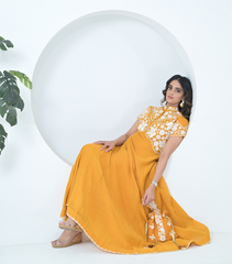 IVORY GARDEN ANARKALI DRESS