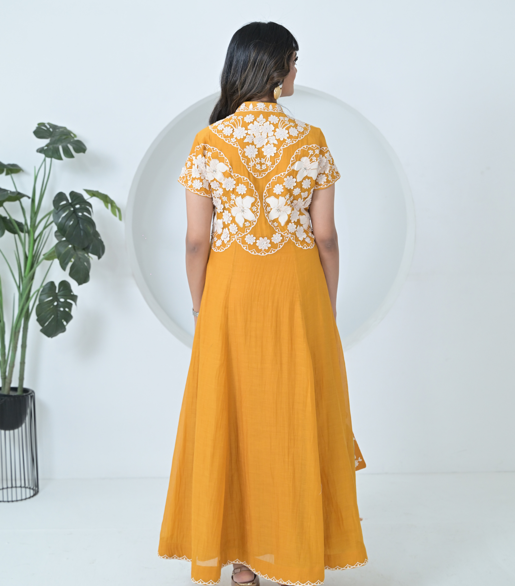 IVORY GARDEN ANARKALI DRESS