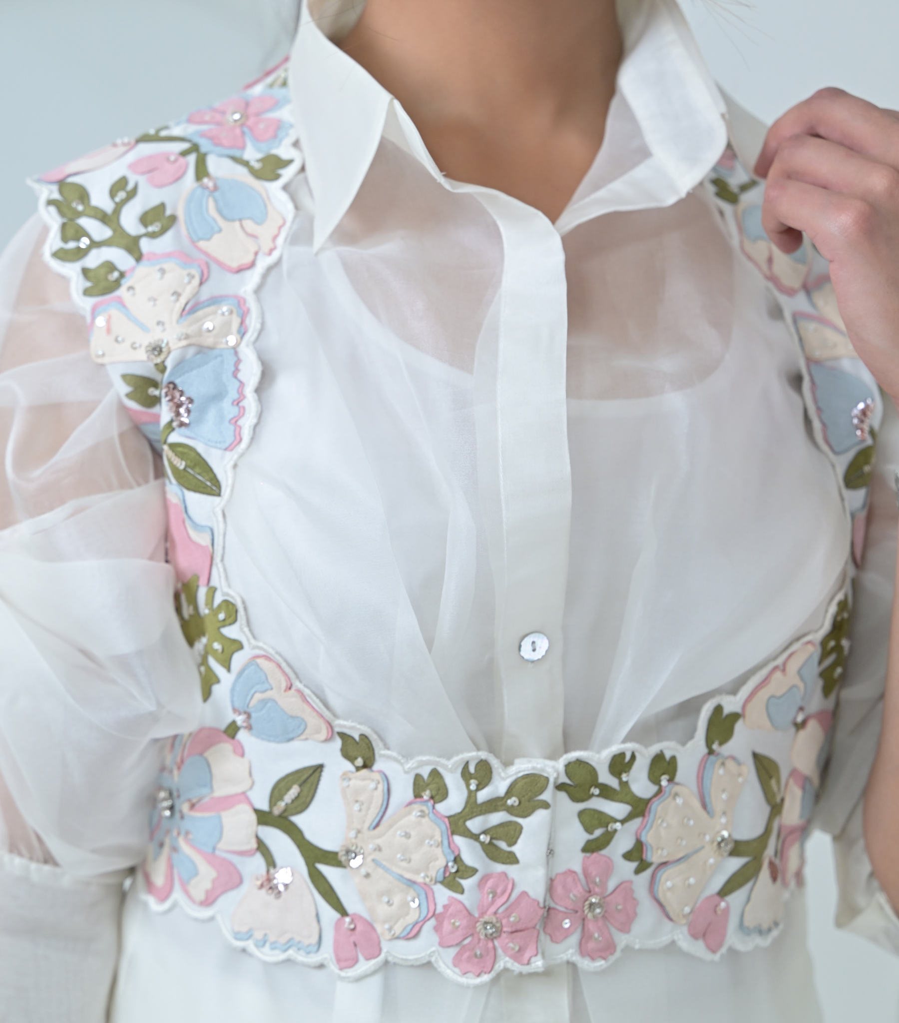 BIG KHUSHBOO DETACHABLE COTI LONG TUNIC SET