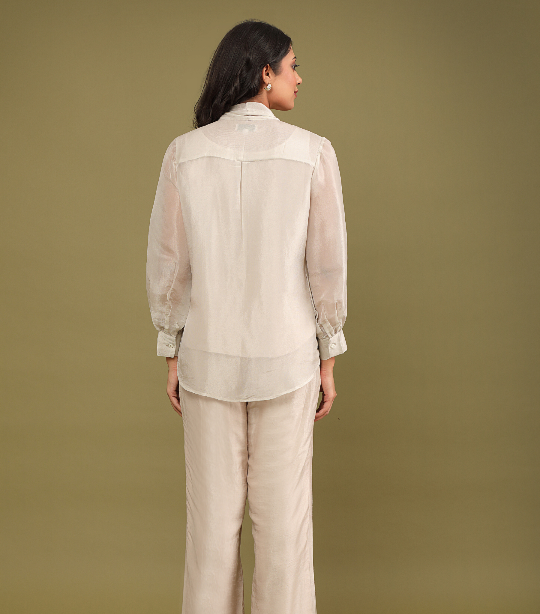 BEIGE PICHWAI CO-ORD SET