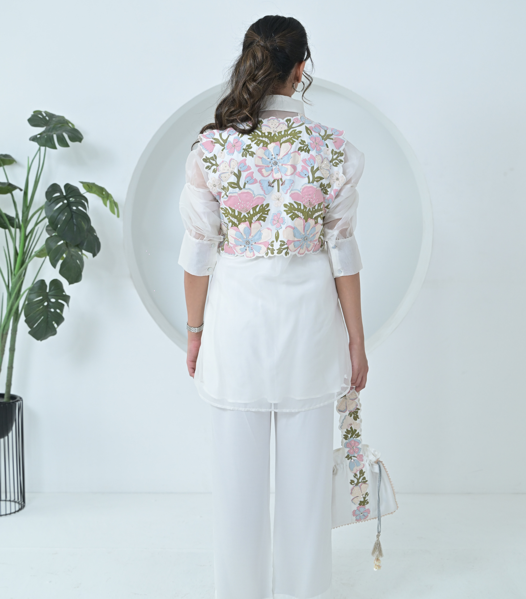 BIG KHUSHBOO DETACHABLE COTI LONG TUNIC SET
