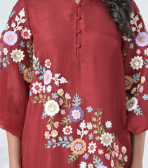 PHOOL-PATTI TUNIC SET