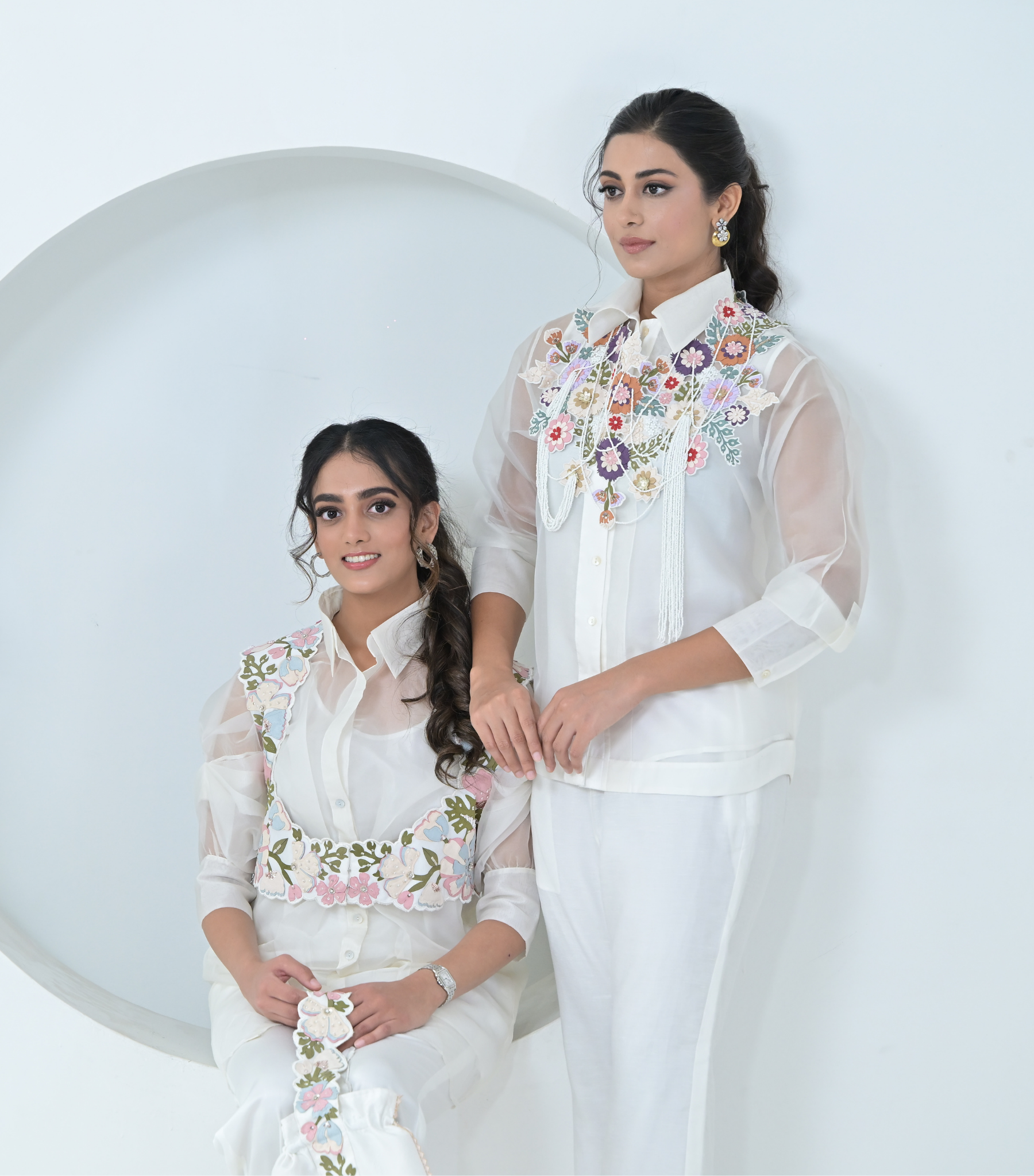BIG KHUSHBOO DETACHABLE COTI LONG TUNIC SET
