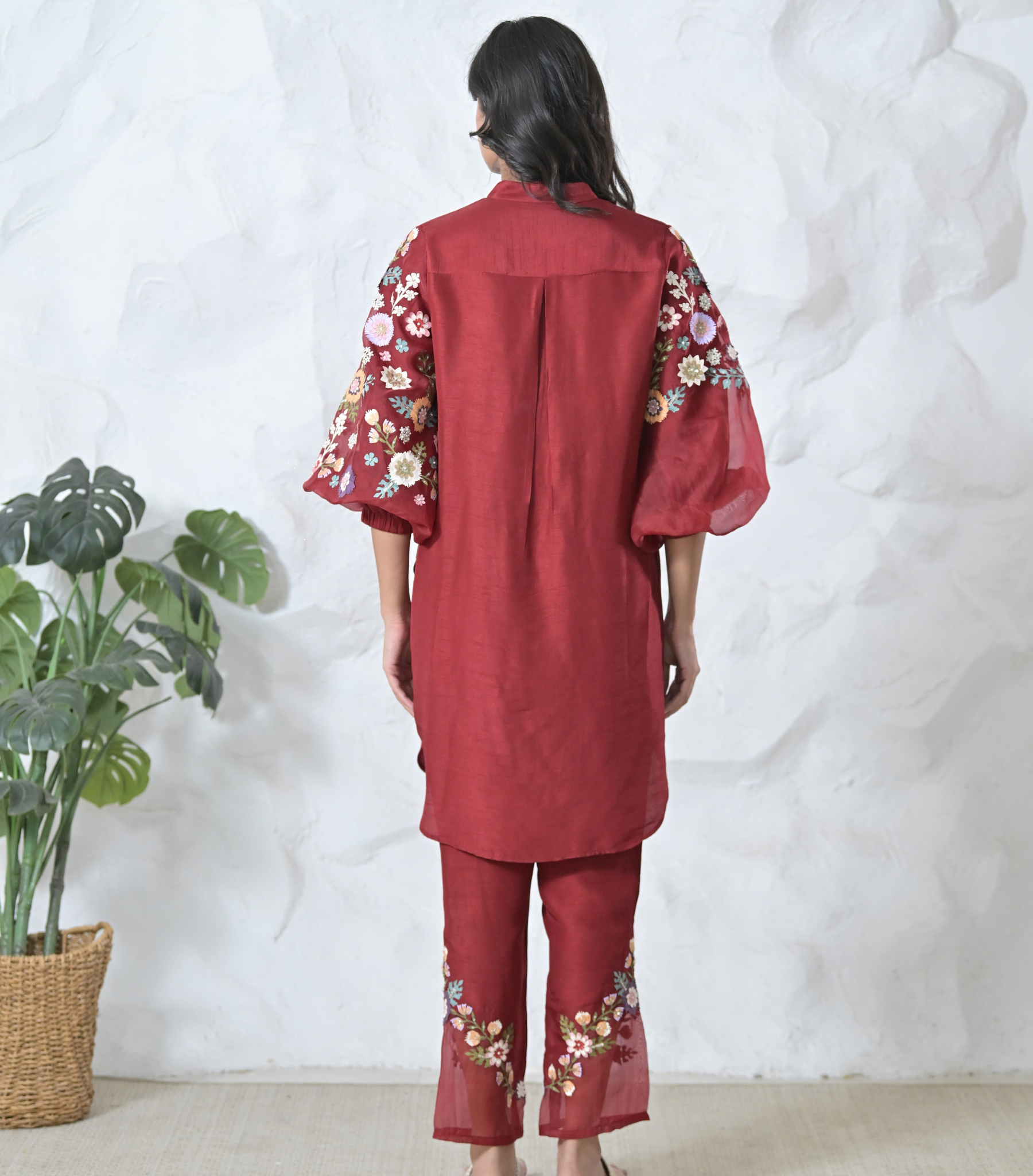 PHOOL-PATTI TUNIC SET
