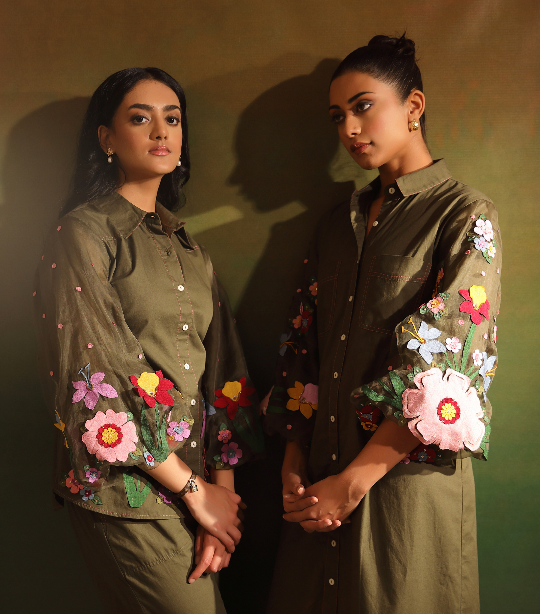 OLIVE BADABAGH CLASSIC CO-ORD SET