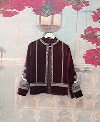 OBSIDIAN GLOW JACKET WITH SIDELINE EMBROIDERY PANT SET