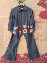 BADABAGH DENIM JACKET SET