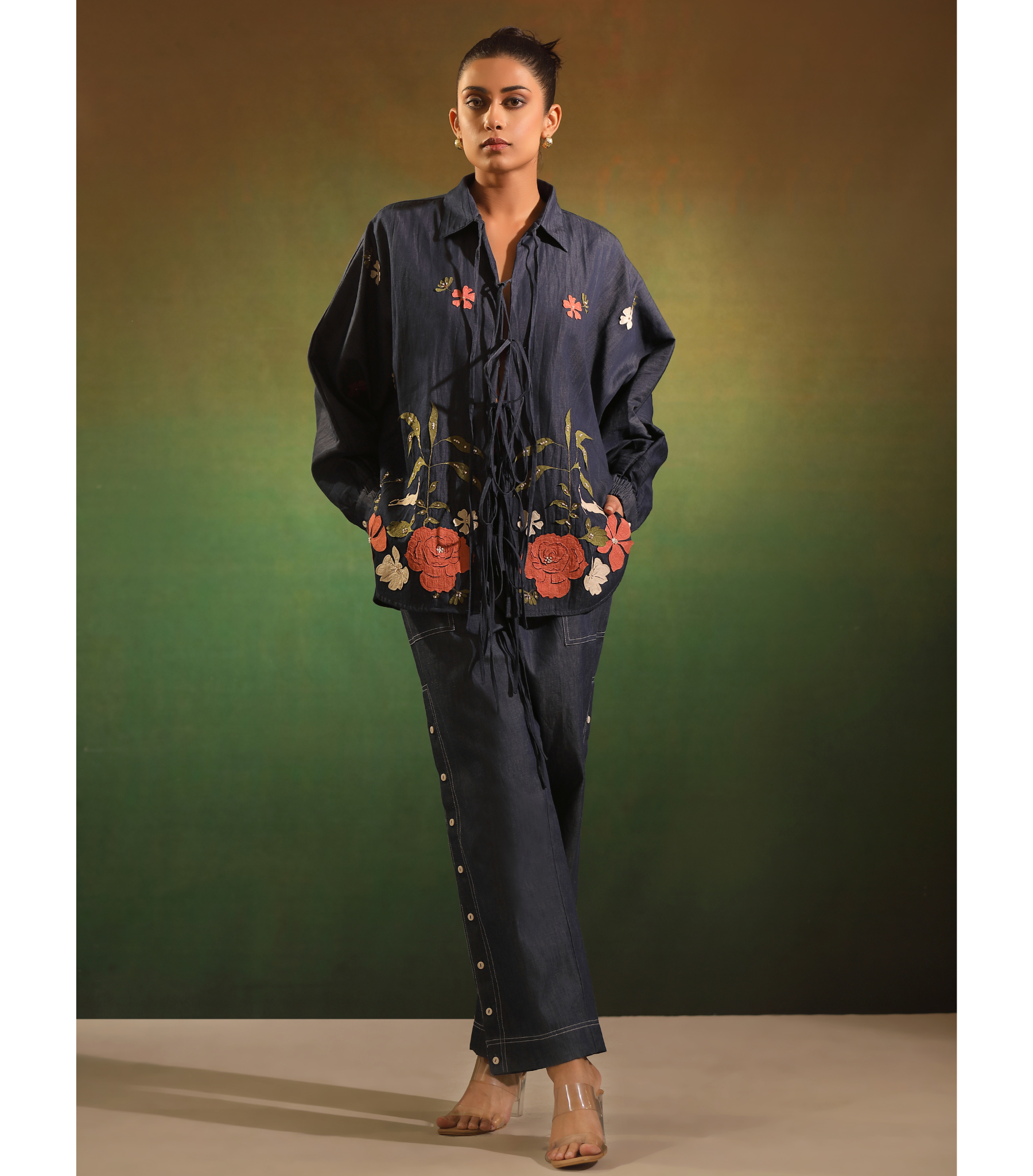 BADABAGH DOLMAN SHIRT CO-ORD SET