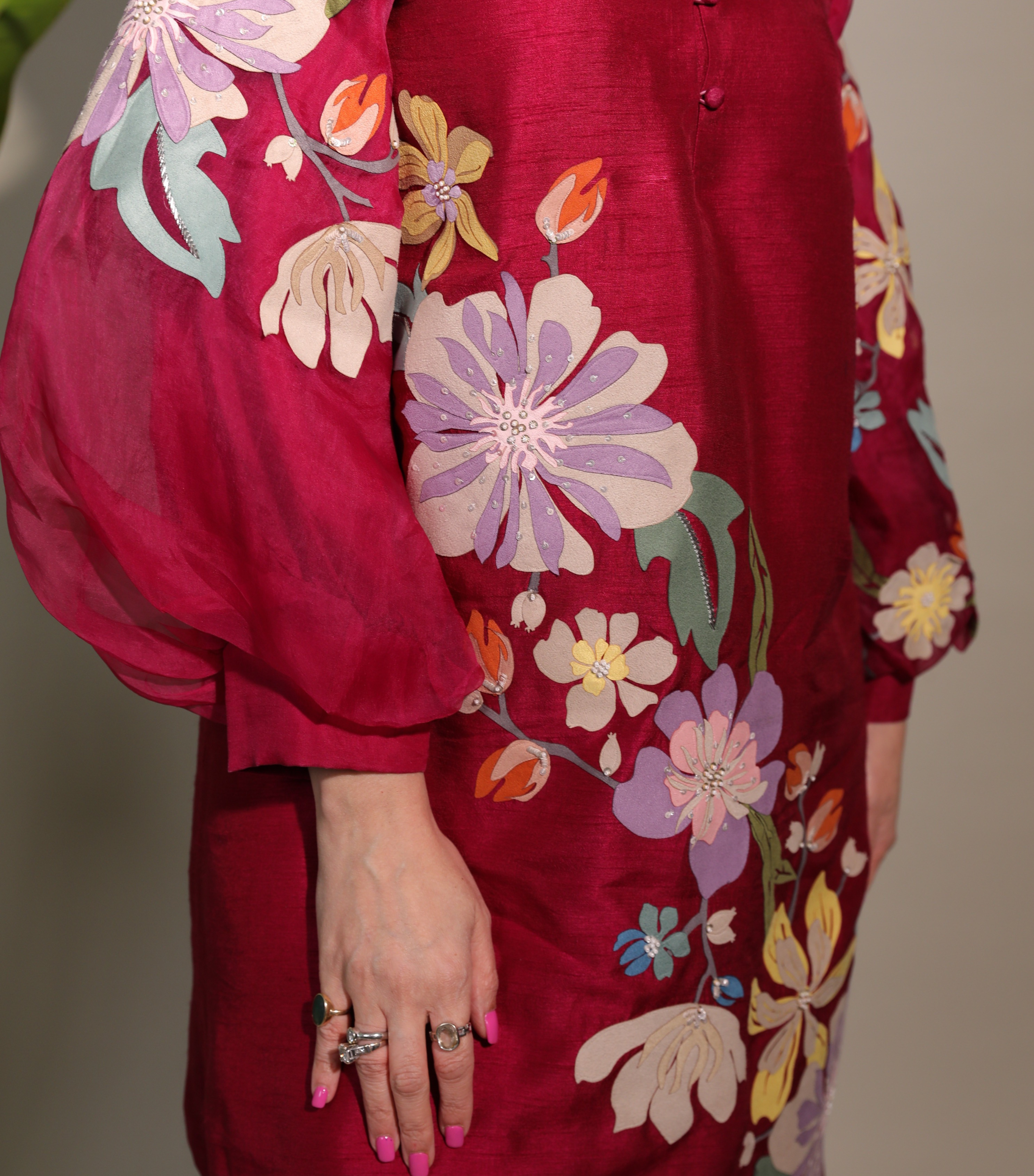 RANI VALLEY OF FLOWERS TUNIC SET