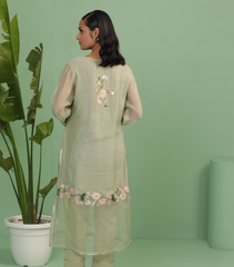 FLORAL BLOCK KURTA SET