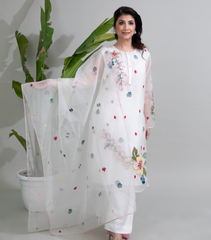 FALLING TULIP KURTA SET